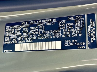 2021 Volvo XC40 Recharge Pure Electric P8