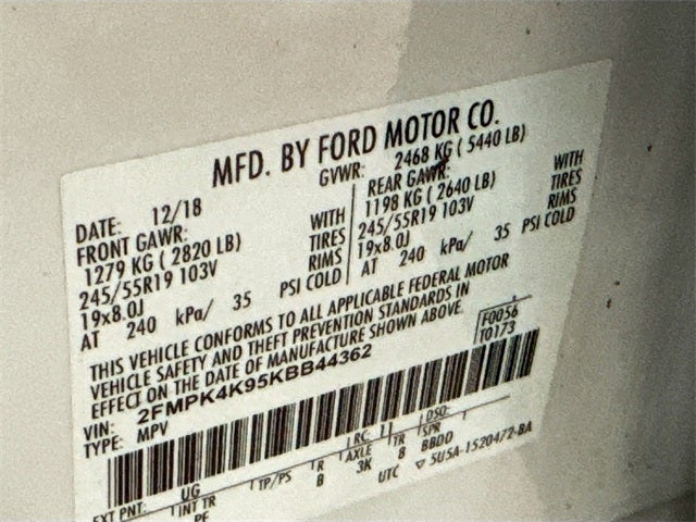 2019 Ford Edge Titanium