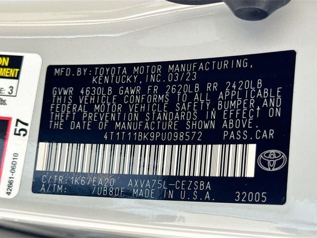 2023 Toyota Camry SE