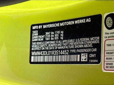 2024 MINI Cooper S Cooper S