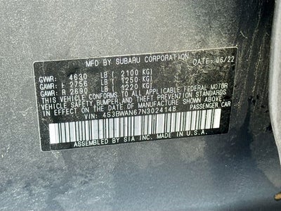 2022 Subaru Legacy Limited