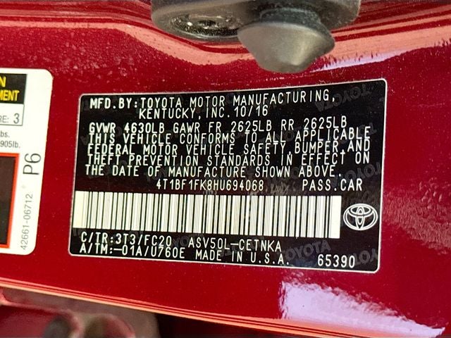 2017 Toyota Camry LE