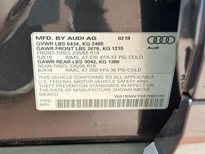 2019 Audi Q5 2.0T Premium Plus quattro