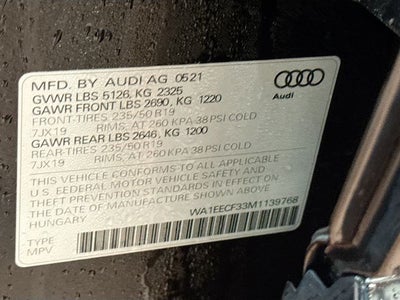 2021 Audi Q3 Premium Plus S Line quattro