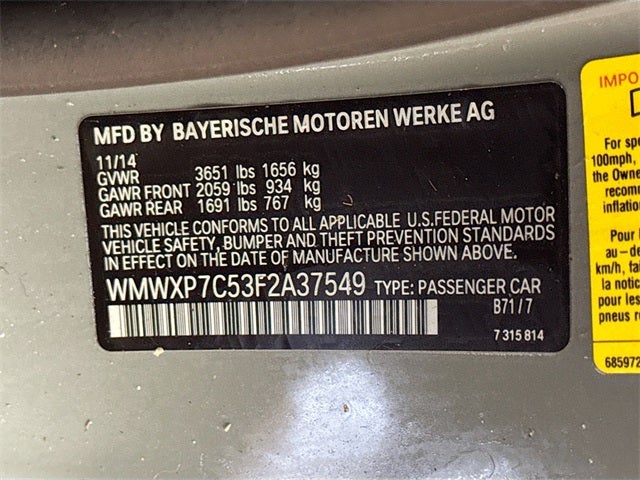 2015 MINI Cooper S Base