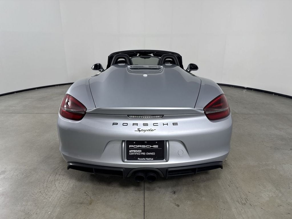2016 Porsche Boxster Boxster Spyder
