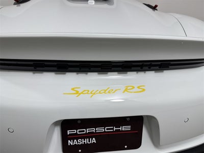 2025 Porsche 718 Spyder RS RS