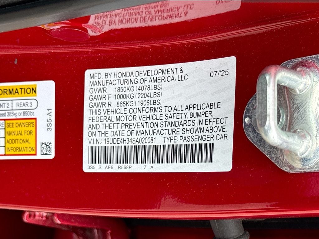 2025 Acura Integra A-Spec Package