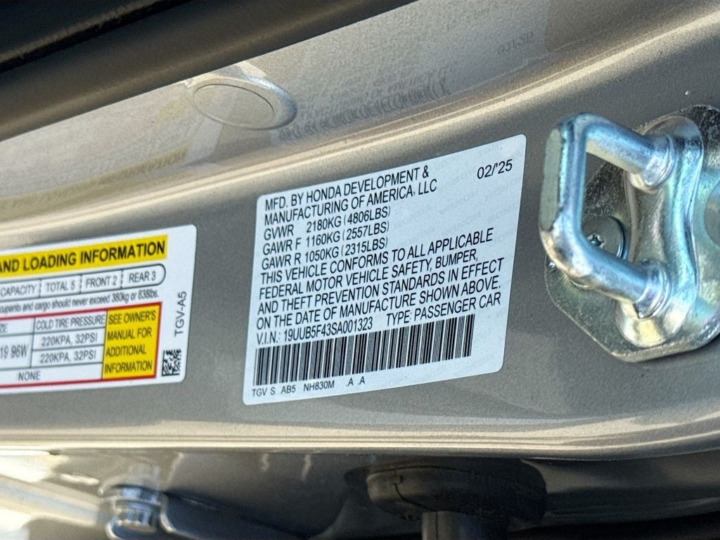 2025 Acura TLX Technology Package