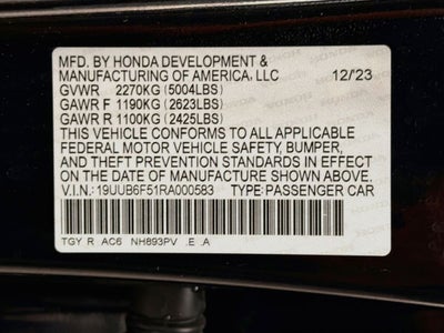 2024 Acura TLX A-Spec Package SH-AWD