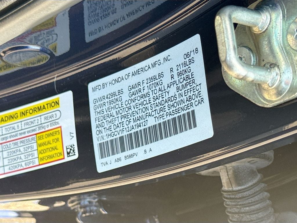 2018 Honda Accord LX