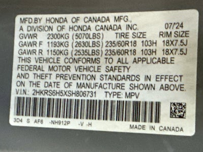 2025 Honda CR-V Hybrid Sport
