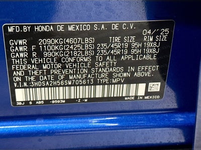 2025 Acura ADX A-Spec Package