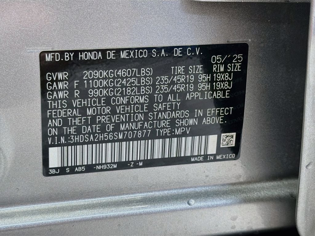 2025 Acura ADX A-Spec Package