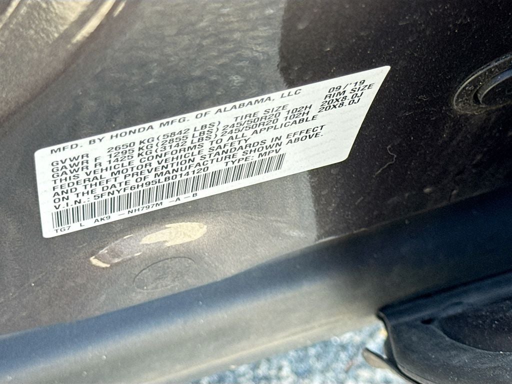 2020 Honda Pilot Touring 8 Passenger