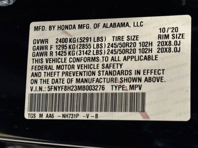 2021 Honda Passport Sport