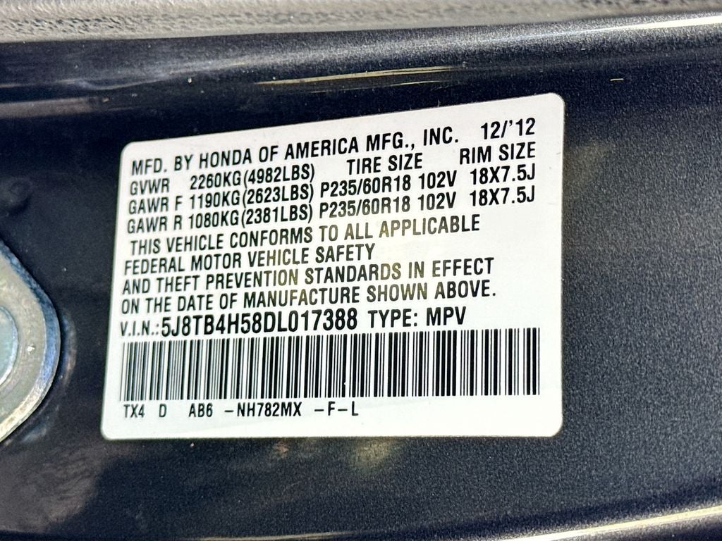 2013 Acura RDX Technology Package