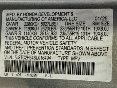 2025 Acura RDX Technology Package SH-AWD