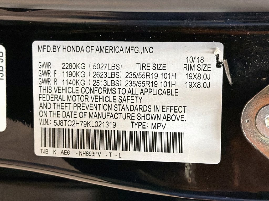 2019 Acura RDX Advance Package SH-AWD