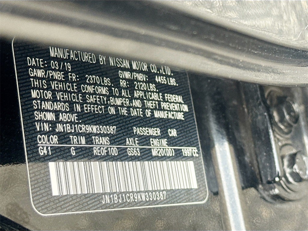 2019 Nissan Rogue Sport SV