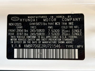 2024 Hyundai Palisade Calligraphy Night Edition